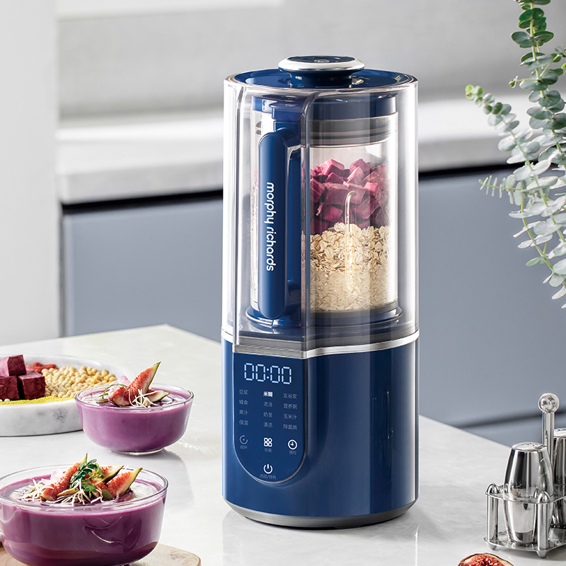 摩飞电器破壁机 家用柔音豆浆机多功能加热全自动榨汁机搅拌机一键