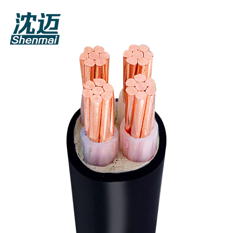 沈迈 铜芯电缆 ZC-YJV-4*150平方 /米高清大图