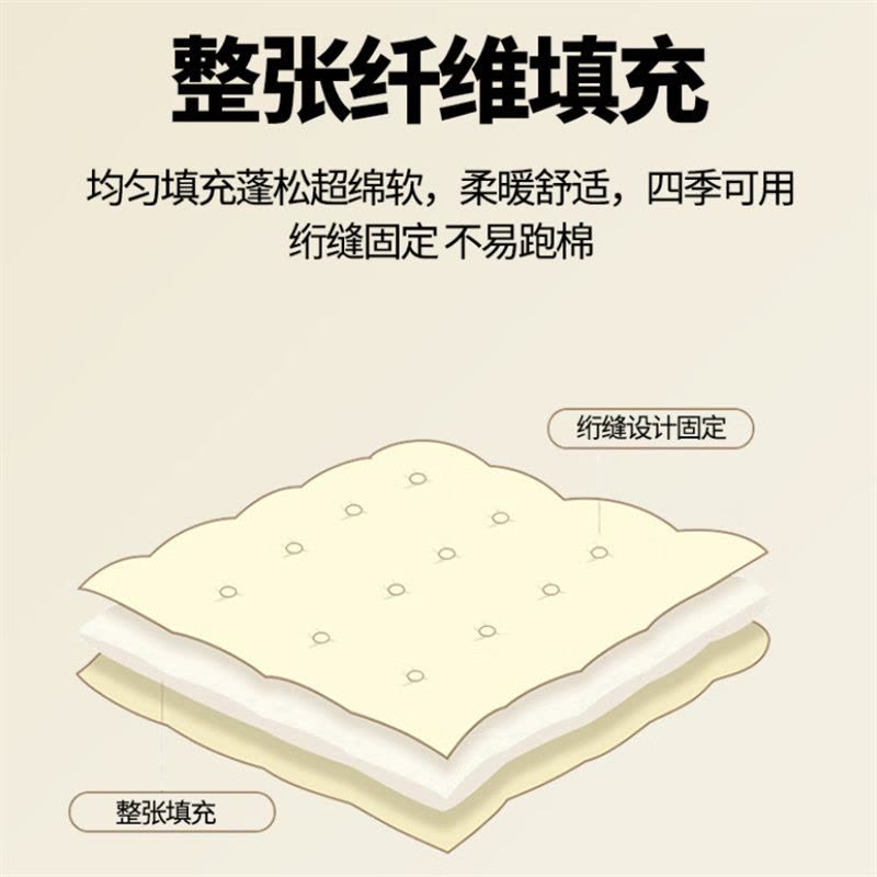 洁丽雅(grace)CP2367奶黄180*220cm A类面料 10%大豆纤维 纤维被子空调夏凉被图片