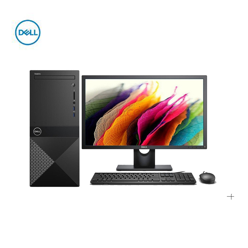 戴尔 V3671 台式机 i3-9100 8G内存 1T机械+128G固态 集显