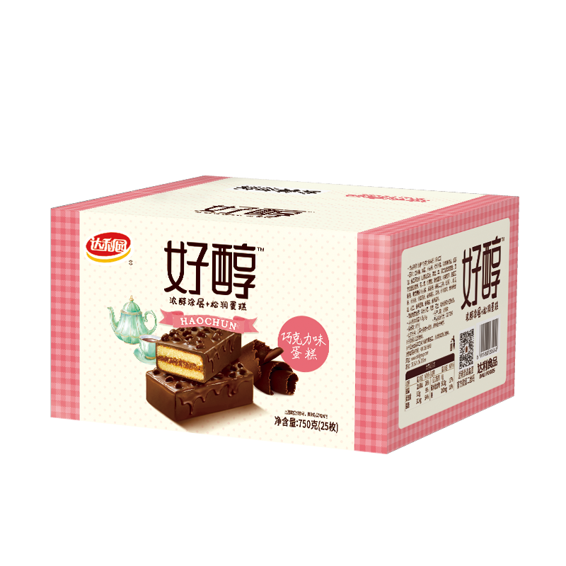 达利园好醇抹茶味巧克力蛋糕零食小面包整箱早餐速食代餐