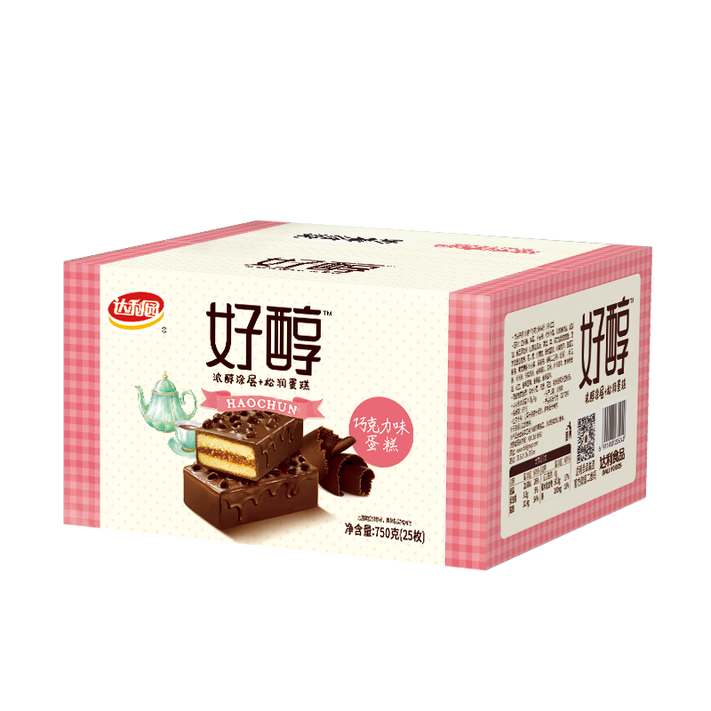 达利园好醇抹茶味巧克力蛋糕零食小面包整箱早餐速食代餐