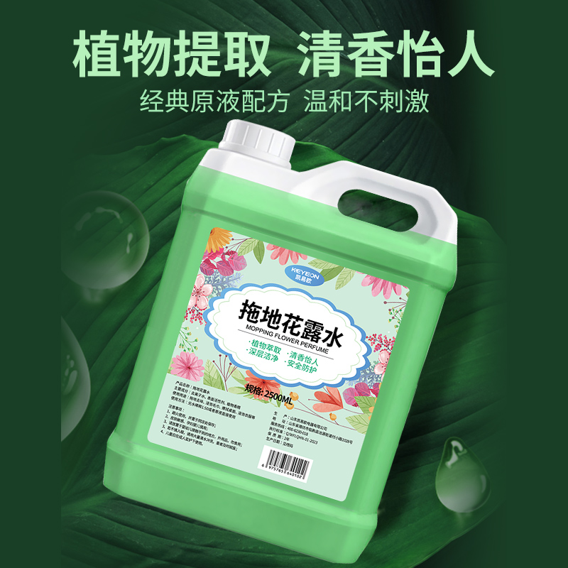 拖地花露水专用驱大桶装家用擦地板去异味地板清洁液清洁剂蚊 2500ml*1桶高清大图