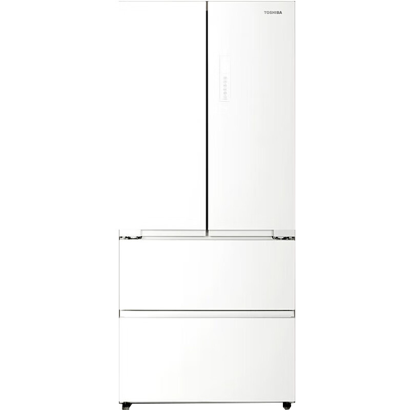 东芝 GR-RF548WI-PM165 双系统60cm超薄零嵌入式底部散热大容量法式风冷制冰家用电冰箱 白珍珠云脂白
