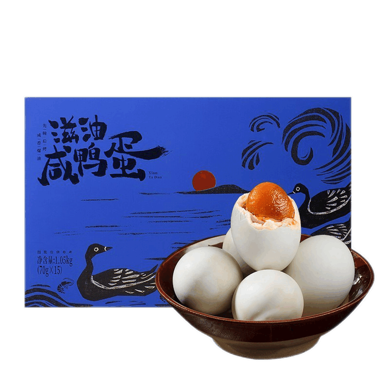 李子之柒滋油咸鸭蛋70g*15枚