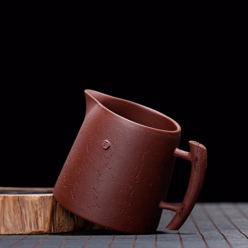 美帮汇原矿紫泥树瘿公道杯全手工分茶器茶道配件高清大图