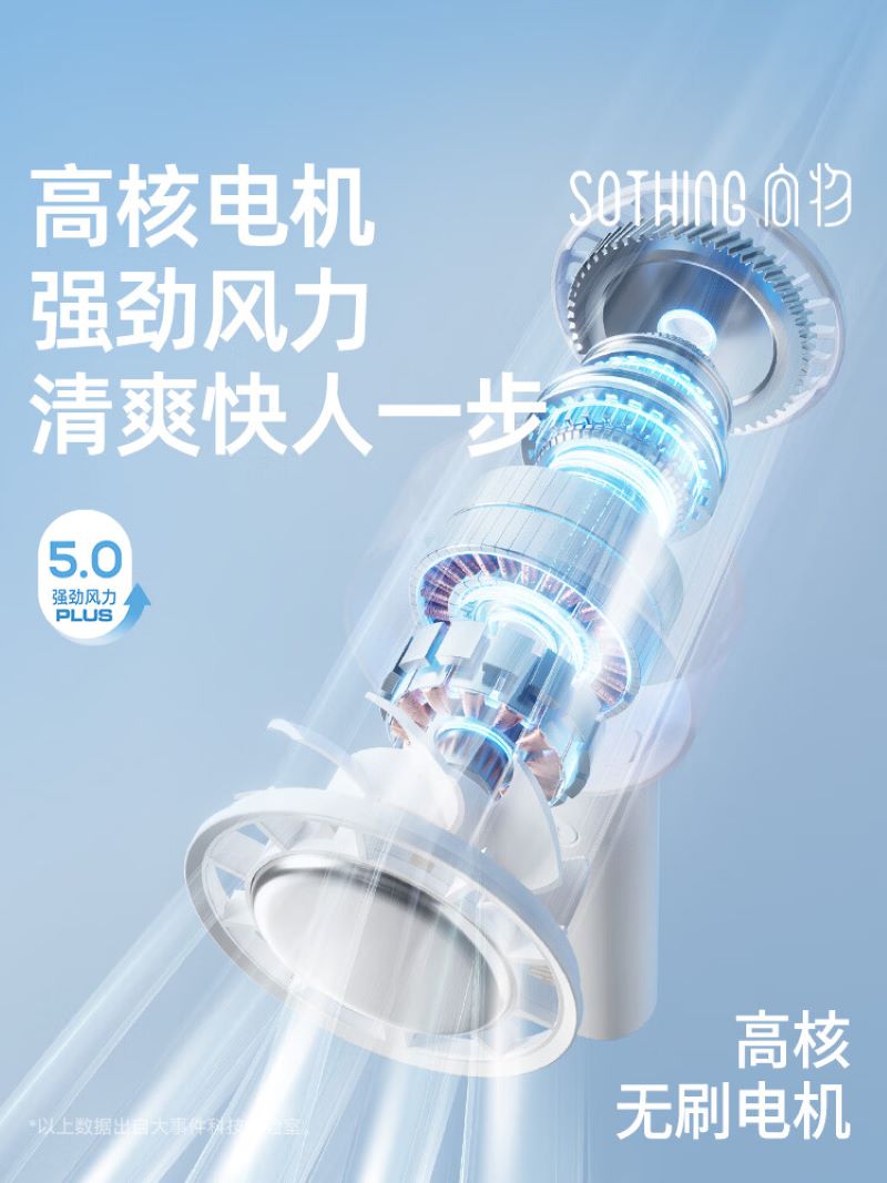 向物Sothing 制冷手持风扇-ice 25(5000mAh)月光白高清大图