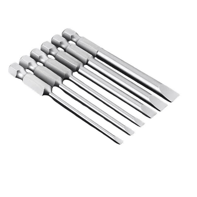 喜来邦(XILAIBANG) S2合金钢强磁性加长电动螺丝刀起子头风批头套装披头组套150mm一字图片