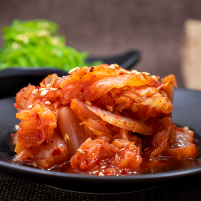 [冷面小菜]饥饿小猪泡菜450g 朝鲜荞麦冷面320g 正宗韩式速食延吉朝鲜大冷面含调料0脂肪粉九大