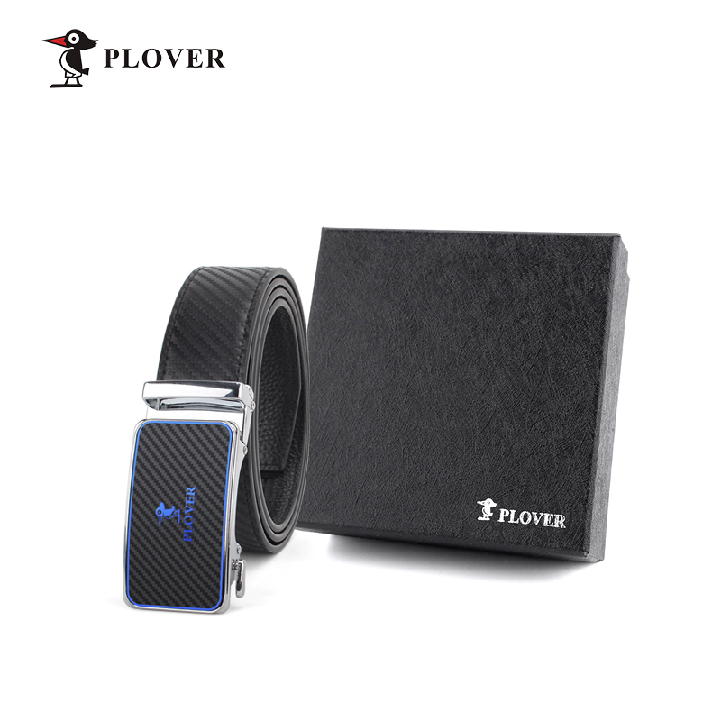 PLOVER香港啄木鸟时尚炫彩碳纤维男士自动扣腰带 GD76AK77-DA-B2高清大图