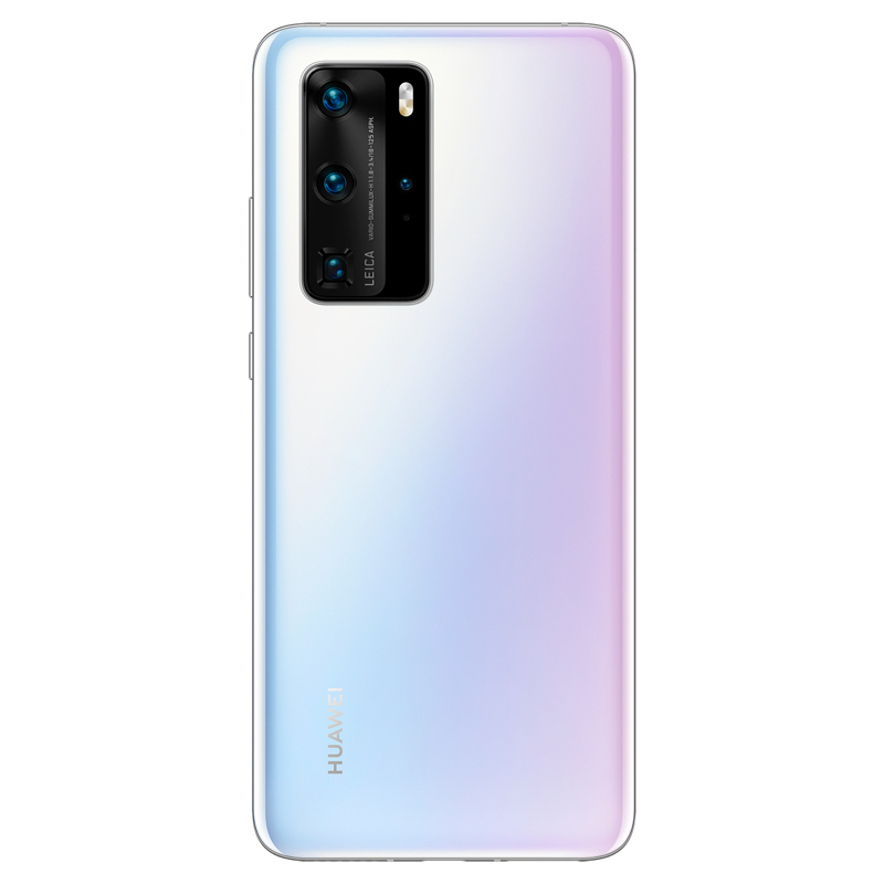 华为/HUAWEI P40 Pro 8GB+512GB 零度白 麒麟990 5G SoC芯片超感知 徕卡四摄 50倍数字变焦 四曲满溢屏 移动电信联通5G全网通手机