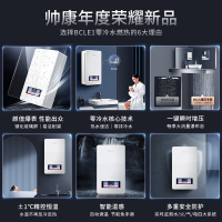 [国补15%]帅康(sacon)13BCLE1燃气热水器13升速热家用防冻型增压零冷水节能低水压启动精准恒温热水器天然气