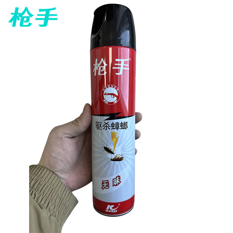 枪手 杀蟑气雾剂(无味) 600ml 瓶高清大图