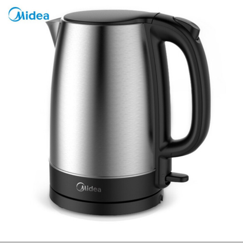 美的(Midea)电热烧水壶家用304不锈钢快速全自动断电快壶 MK-SH17C105