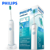 飞利浦（PHILIPS） 电动牙刷 HX3216/01 成人充电式 声波震动牙刷 智能计时呵护牙龈美白牙齿 浅蓝色