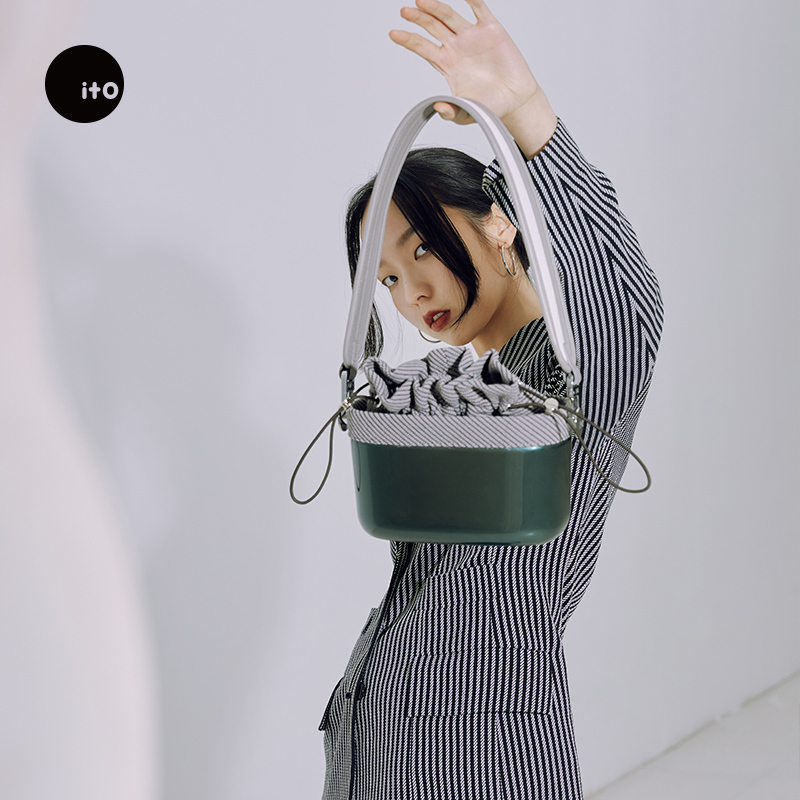 ito时尚单肩包潮流百搭时装包随身手提包手机包口红女盆栽包
