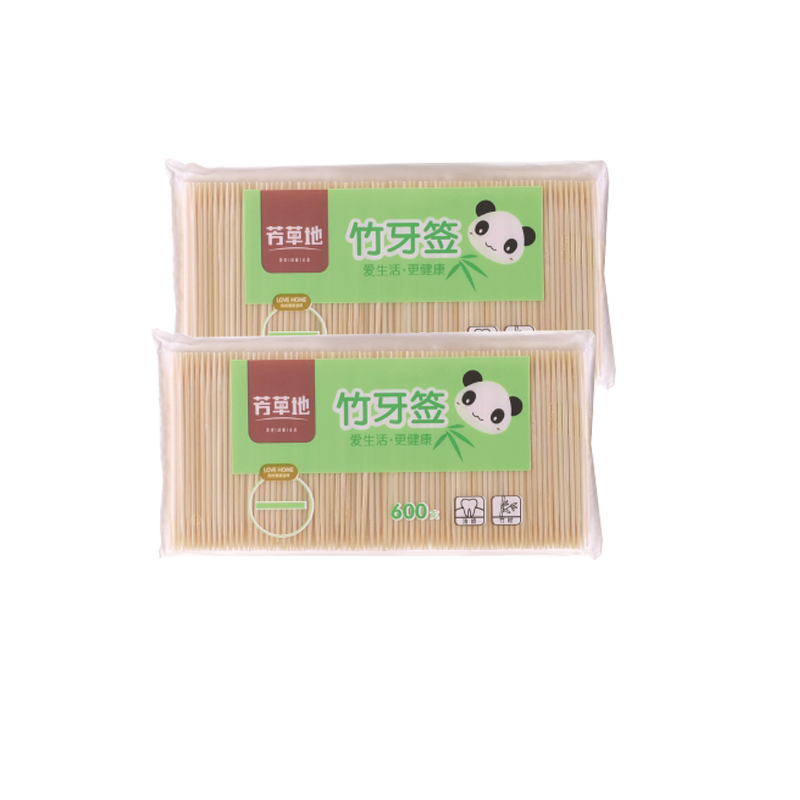 芳草地(FangCaoDi) FCD-3G3150竹牙签(600支装) 5包装