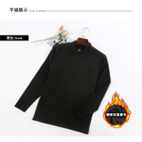 BaLuoShang秋冬季加绒男士长袖t恤卫衣服中高领加厚德绒内衣打底衫上衣潮流卫衣