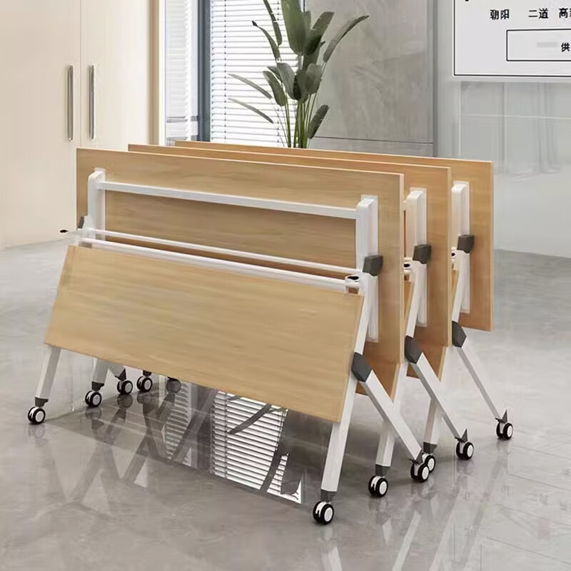 常喜悦折叠会议桌长桌培训桌简约现代长条桌 1400*500*750mm高清大图