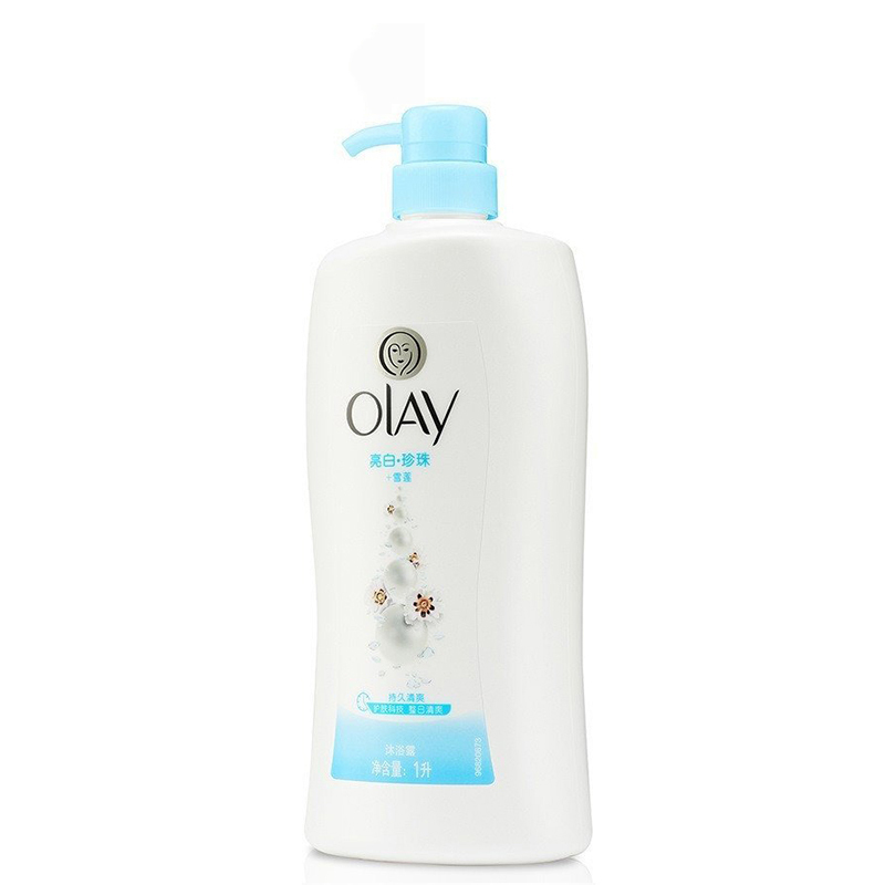 玉兰油(OLAY)美肌清爽沐浴露亮爽珍珠1000ML泡澡 控油平衡 清洁 保湿