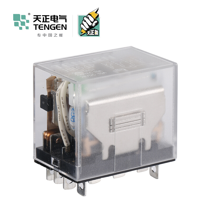 天正电气 HH6 P 小型 4C/O 带灯 10A 24VDC 03050010220 中间继电器