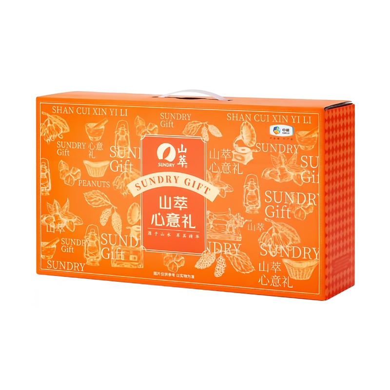 中粮山萃心意礼坚果礼盒1334g 8罐装高清大图
