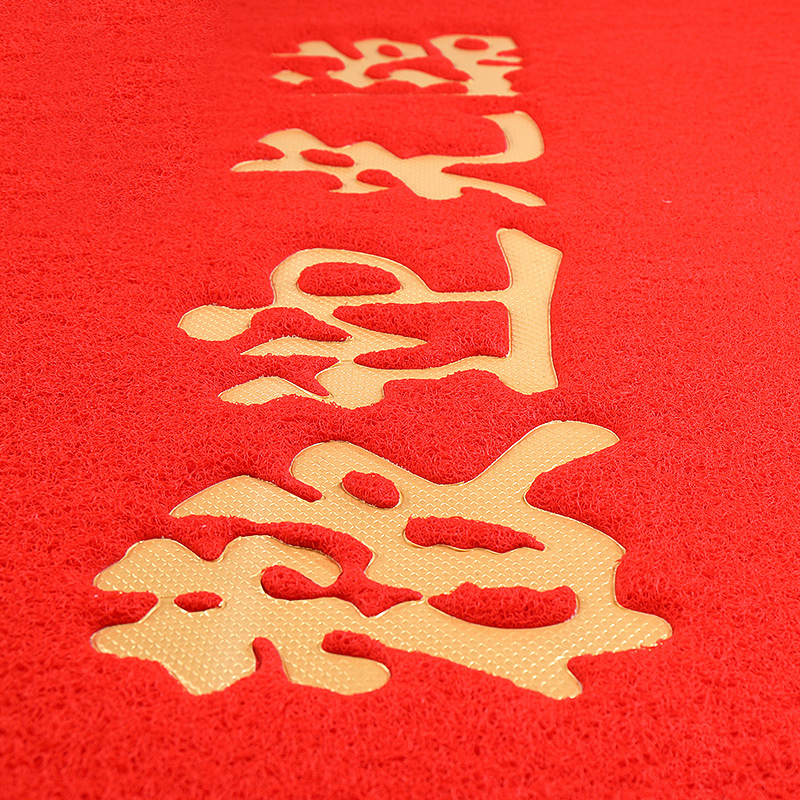 地垫 XTL744 60*80CM丝圈地垫特厚地毯进门地垫欢迎光临(200块起订)