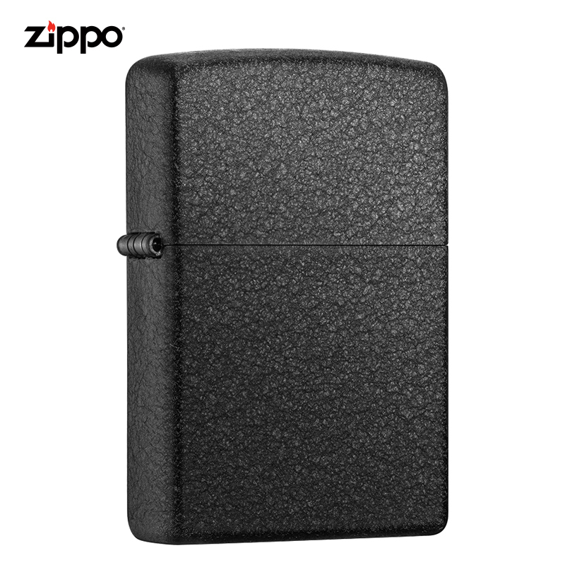 zippo芝宝打火机美国原装ZIPPO之宝防风煤油打火机236黑裂漆
