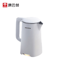 康巴赫(KBH)304不锈钢烧水壶自动断电防干烧快速烧水大容量1.8L开水壶 白色