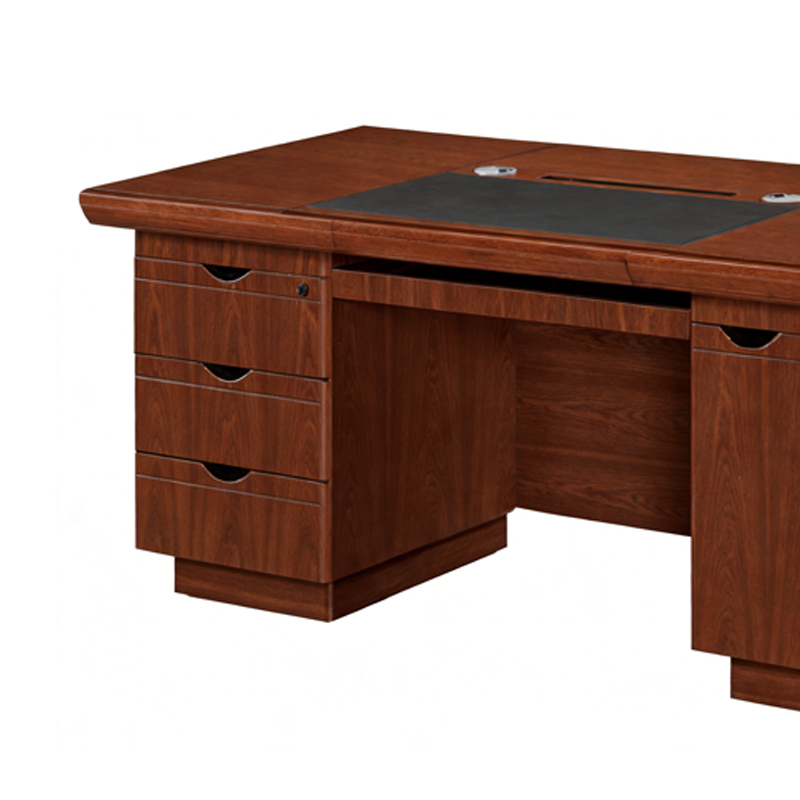 大央办公桌B-6C161 1600W*800D*760H 办公桌员工位单人办公桌组合简约现代办公室老板桌子职员电脑桌高清大图