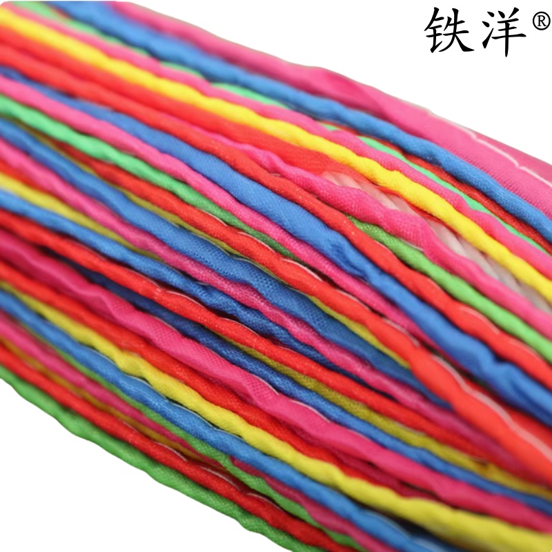 铁洋 五彩装饰三角旗 100米150面尼龙绳大号 包高清大图