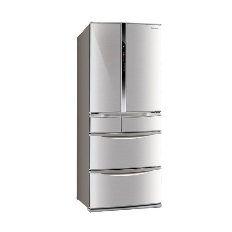 松下冰箱nrf560vtn5538升新款变频多门无霜冰箱香槟金原装进口