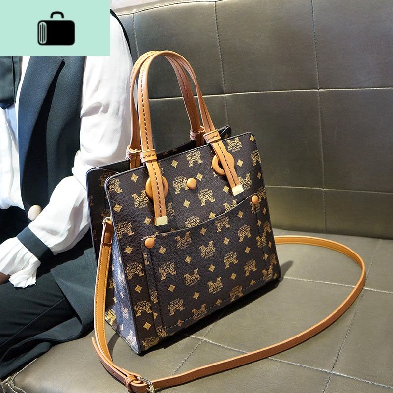 包包女包新款2020时尚托特包百搭大气单肩斜挎包2019大容量女大包NEW LAKE女斜挎包图片