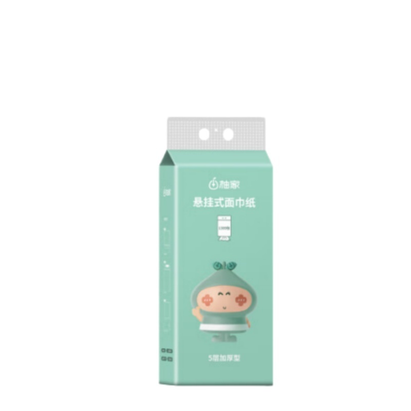 柚家悬挂式面巾纸533773绿色