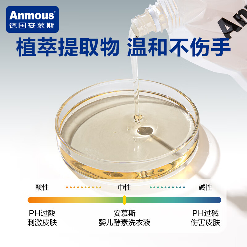 Anmous金盏花酵素洗衣液 1kg*1袋高清大图
