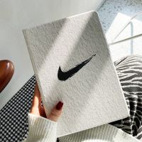 新款ipad2020版10.9保护套10.2寸mini5平板2019潮牌Air2/3保护壳 白色油画纹钩书本款[ 无赠品