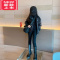 可莉允女童外套秋冬款2022新款时髦中大童洋气冬季短款棉服儿童加绒夹克