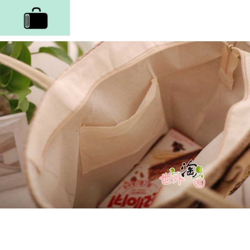 包包女2019新款原创设计潮单肩女包向日葵编包编织包包沙滩NEW LAKE女士单肩包图片