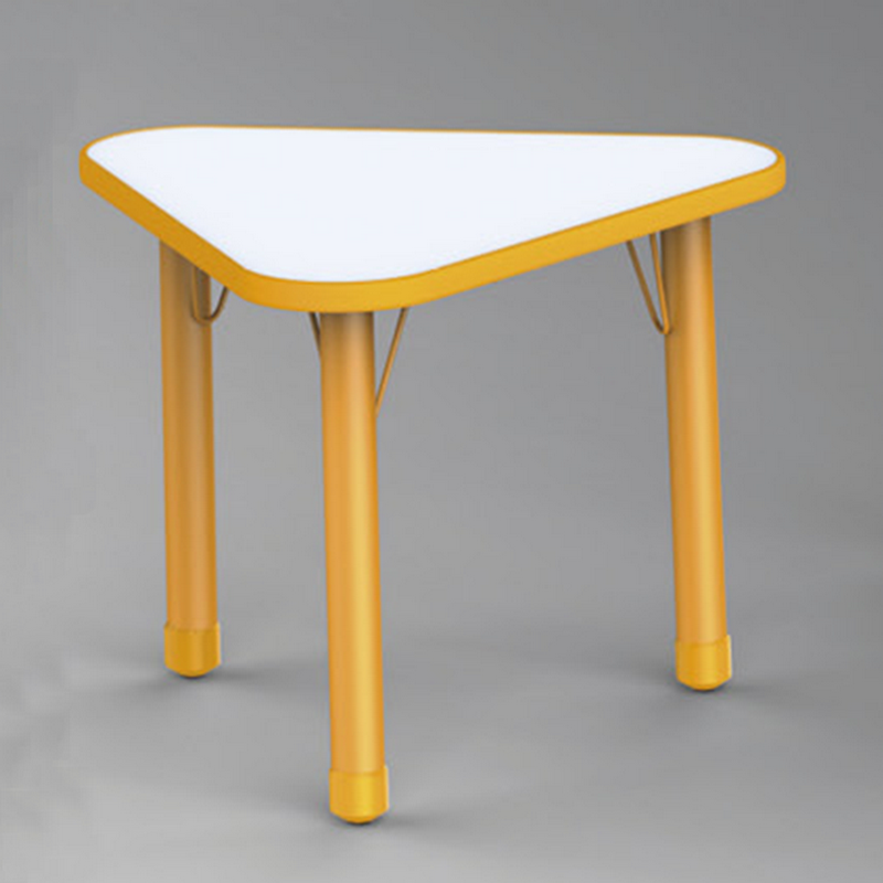 逐鹿中原幼儿园可升降游戏三角桌塑料椅子固定塑料不锈钢桌腿ty636