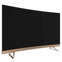 海信(hisense) 系列4K 智能 摩卡金 ULED 曲面电视量子点液晶平板电视 55英寸HZ55U8AC