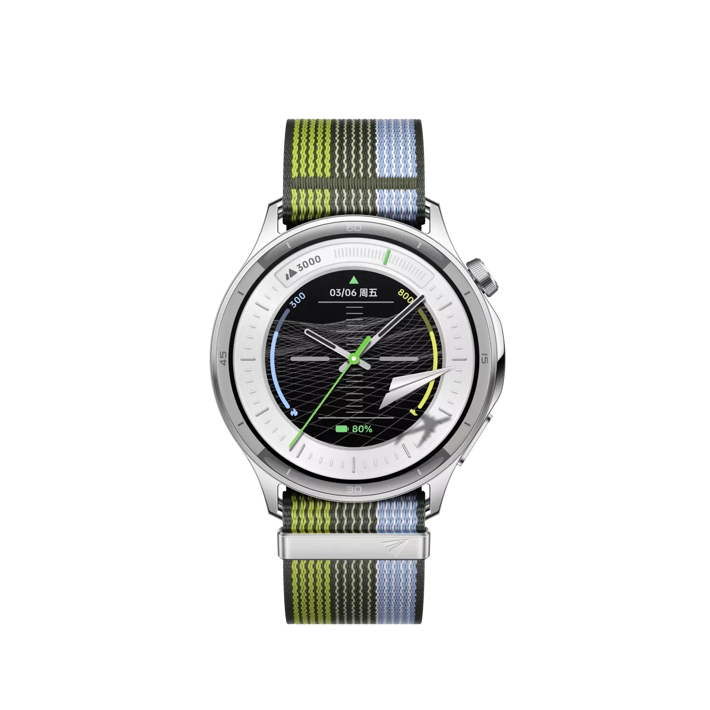 【智能手表】OPPO Watch S OWW262 跃动绿茵 CN 绿色