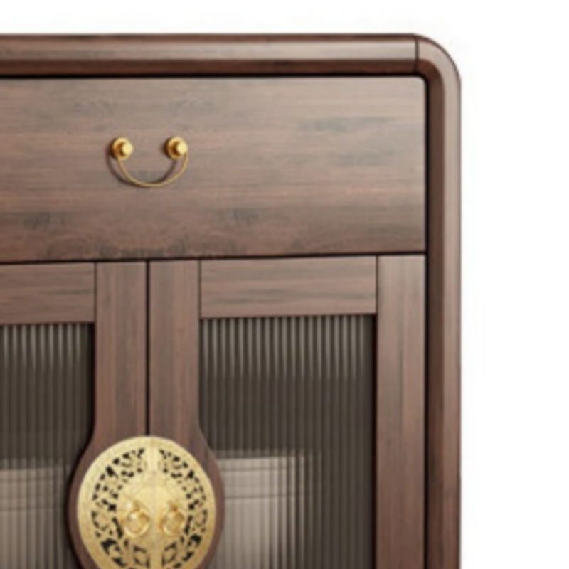 乐琪艺 新中式餐边 柜 二门 台高清大图