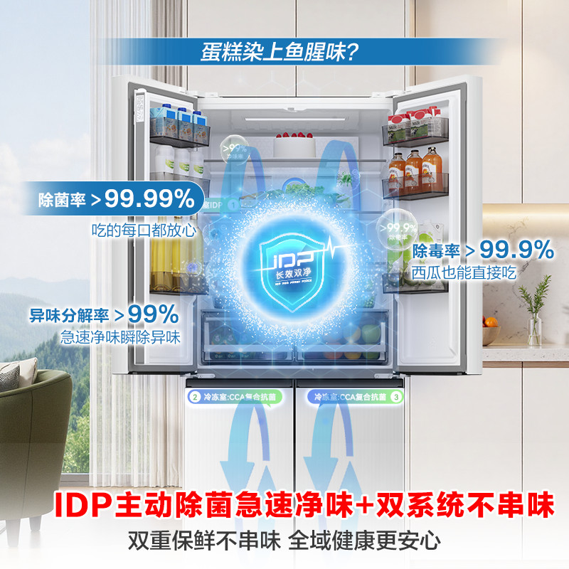 容声冰箱BCD-501WD8FPZ白高清大图
