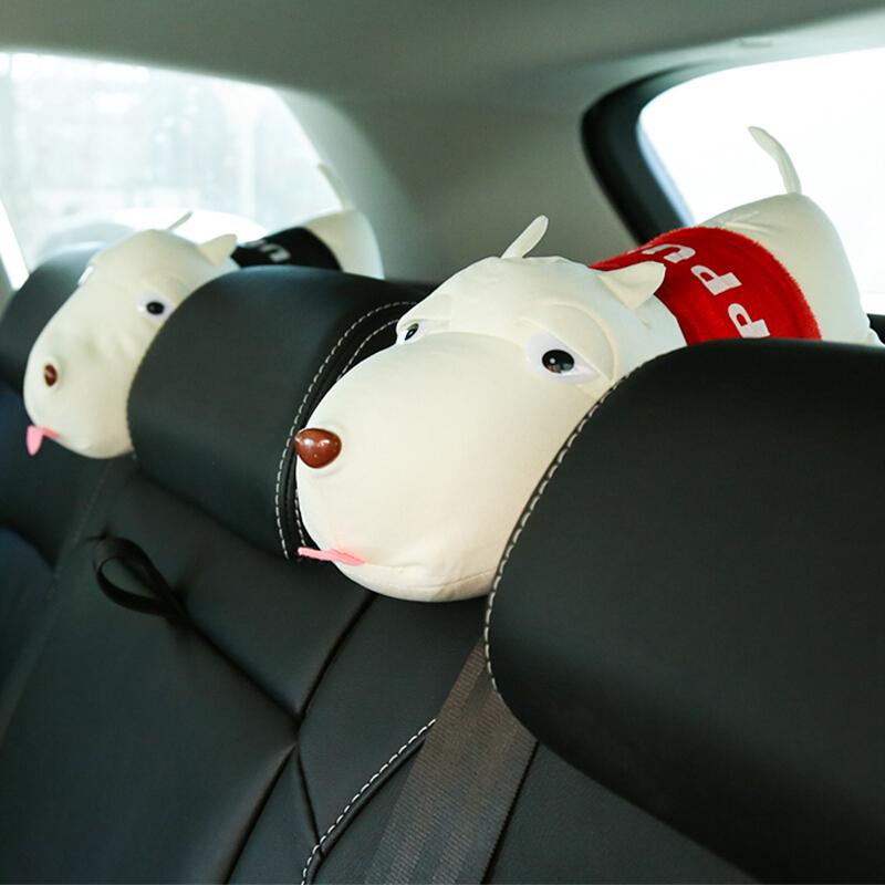 绿之源 净化除味汽车摆饰摆件活性炭包大号 新汽车内除臭去味竹炭包毛绒玩具大号长嘴狗趴趴狗 情侣装Z-4294