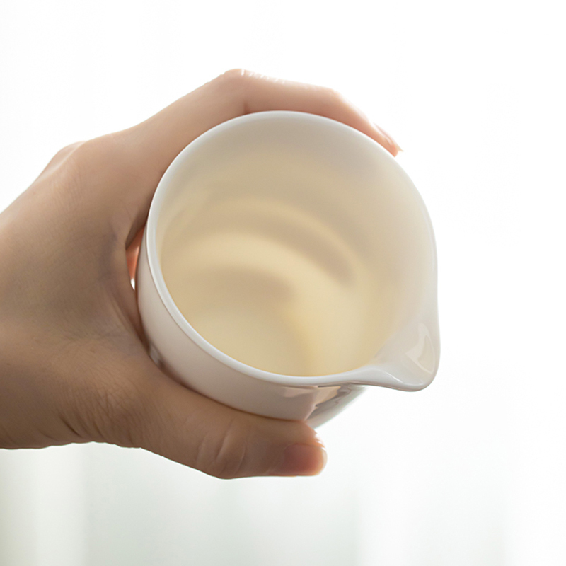 苏氏陶瓷(SUSHI CERAMICS)羊脂玉白瓷功夫茶具套装德化中国白三才盖碗泡茶壶茶洗大套礼盒装