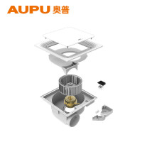 奥普(AUPU)换气扇浴霸旗舰店普通集成吊顶式系列BP16-25D卫生间厨房超薄嵌入式强劲排气换气排风扇