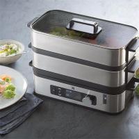 万家乐不锈钢智巧双层电蒸炉 双层电蒸锅西式迷你电蒸锅小锅多用途锅 智巧电蒸炉