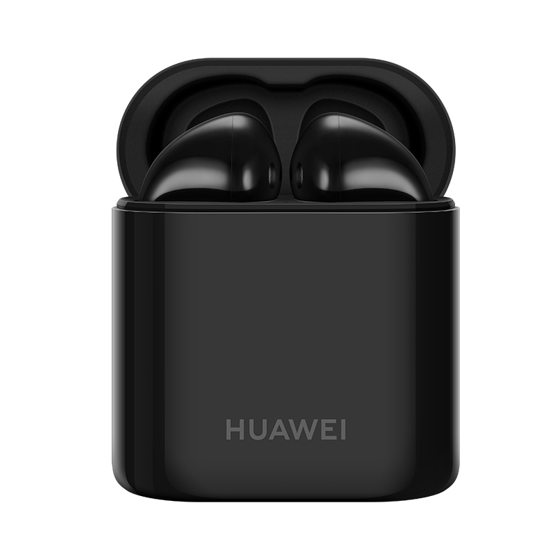 华为(HUAWEI)无线蓝牙耳机 Freebuds 2 Pro [碳晶黑 高配版]真无线双耳蓝牙音乐耳机 CM-H2S