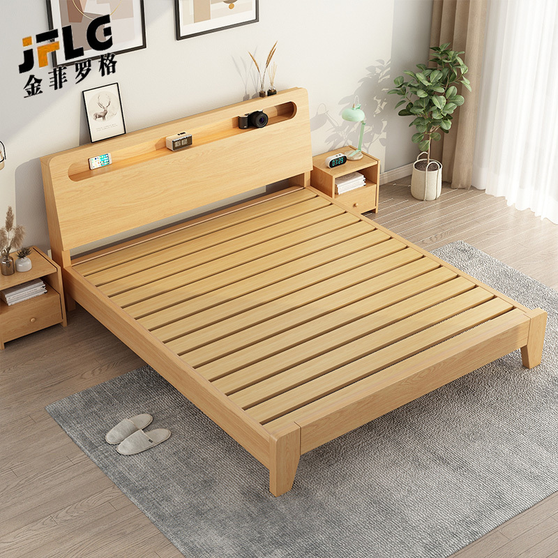 苏宁 金菲罗格 办公家具 实木宿舍双人床