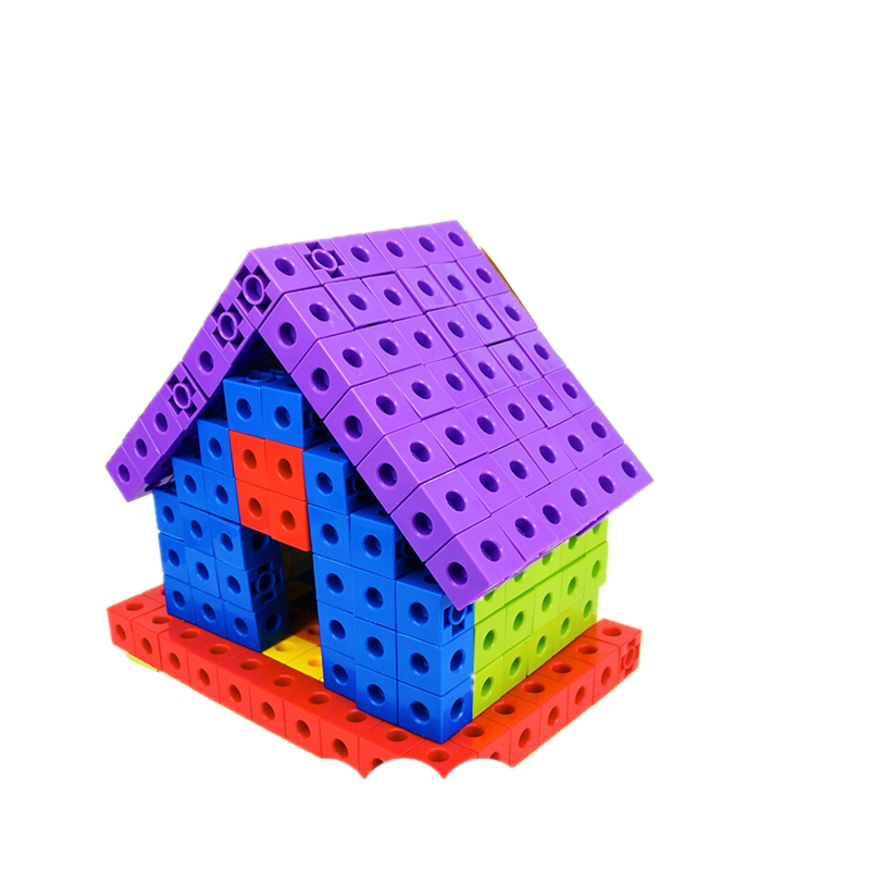 玩具六面立体小方块积木计数拼装拼插早教儿童玩具36周岁